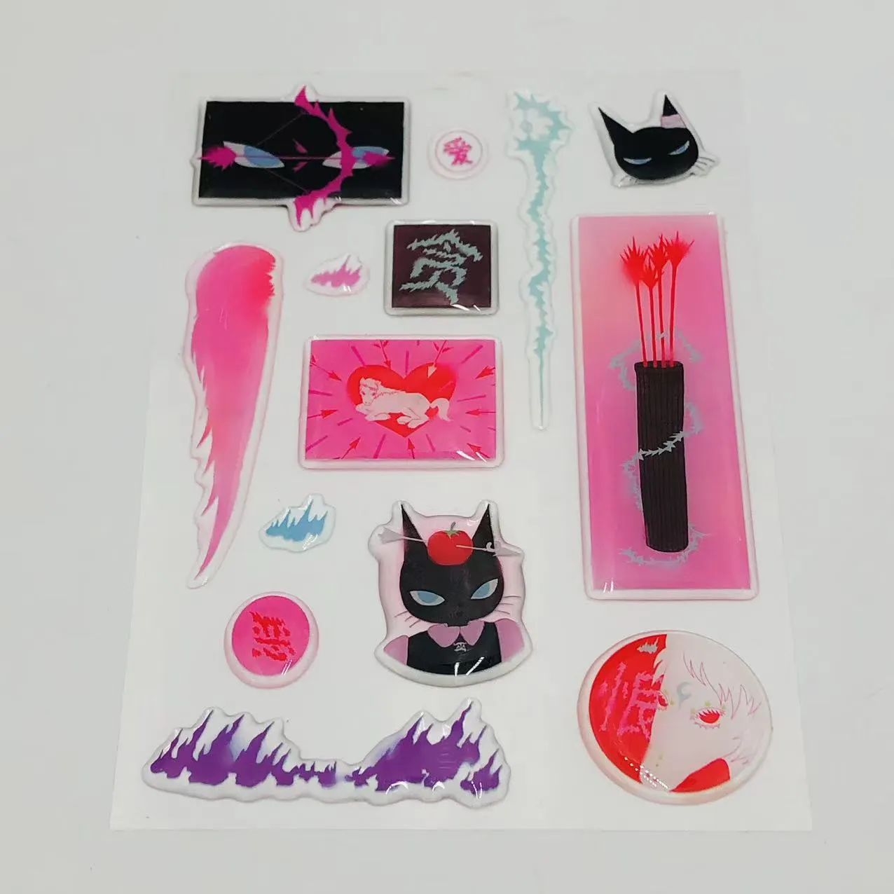 3D epoksi stiker