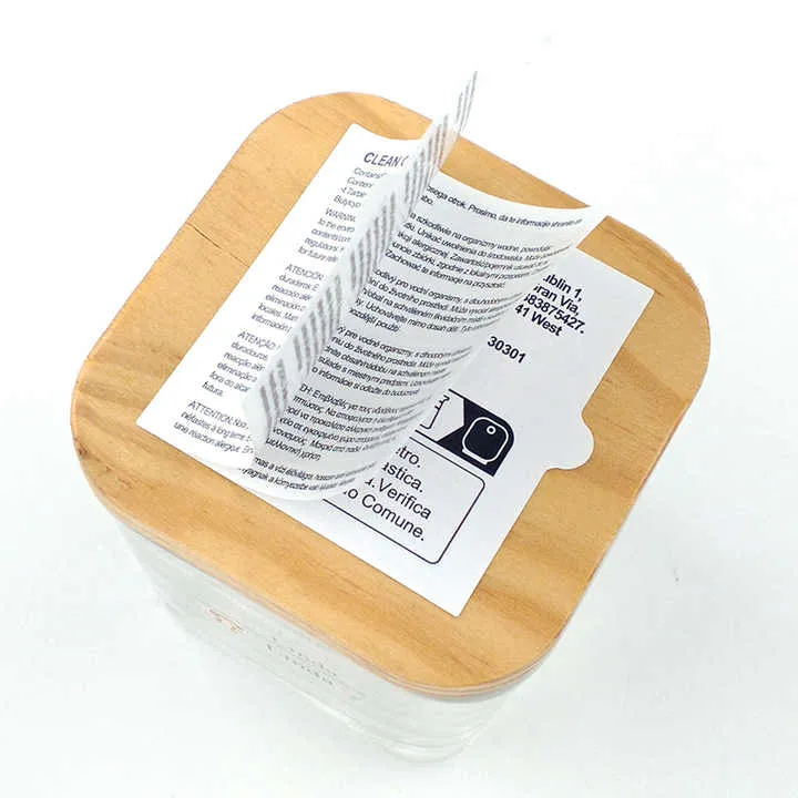 Buklet etiketlərini qatlayın