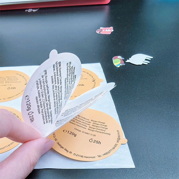 Peel Reveal Etiketləri